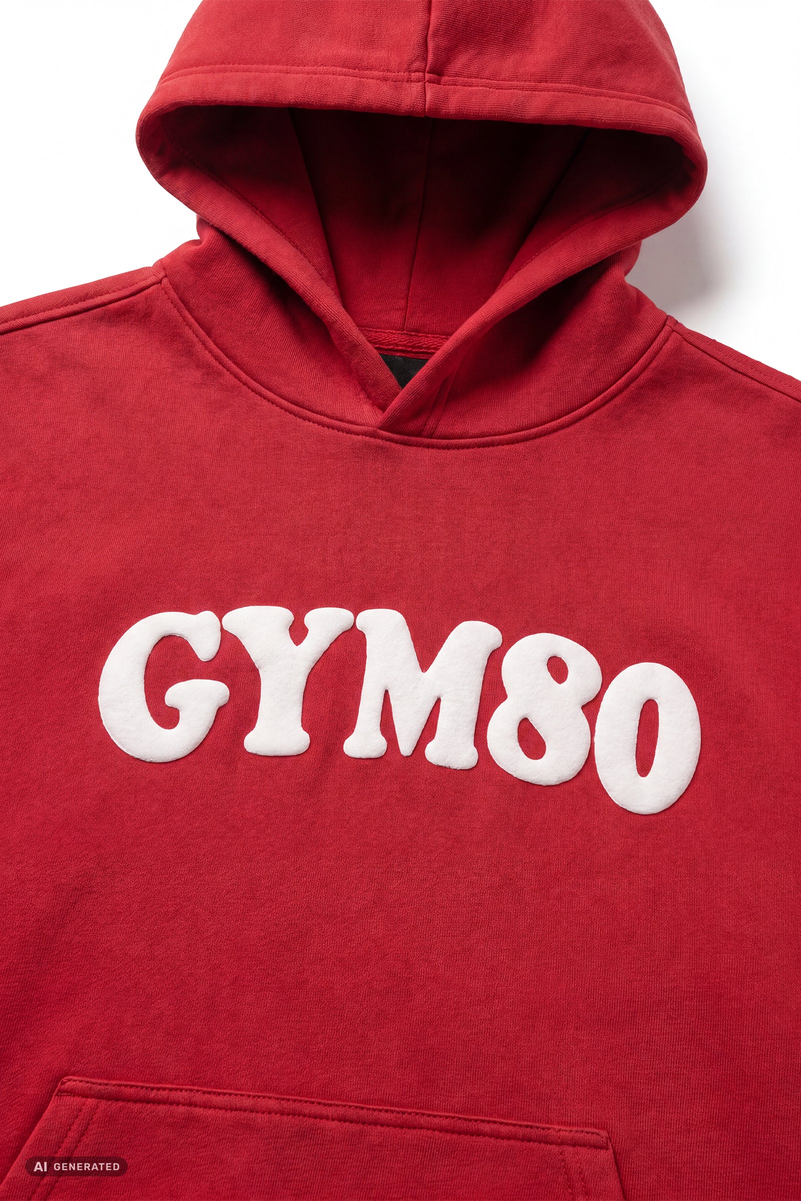 GYM80 OVERSIZE HOODIE RED