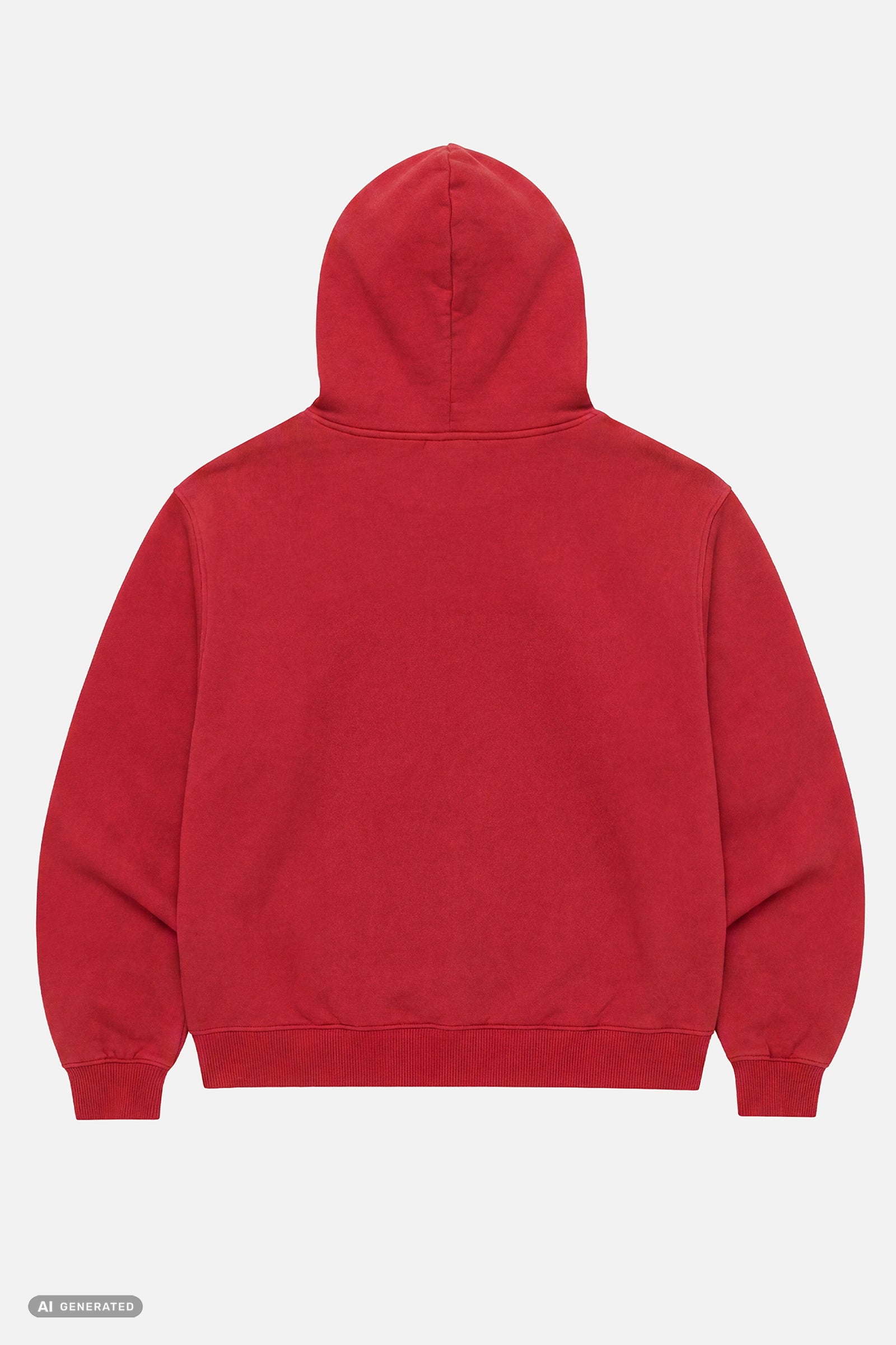 GYM80 OVERSIZE HOODIE RED