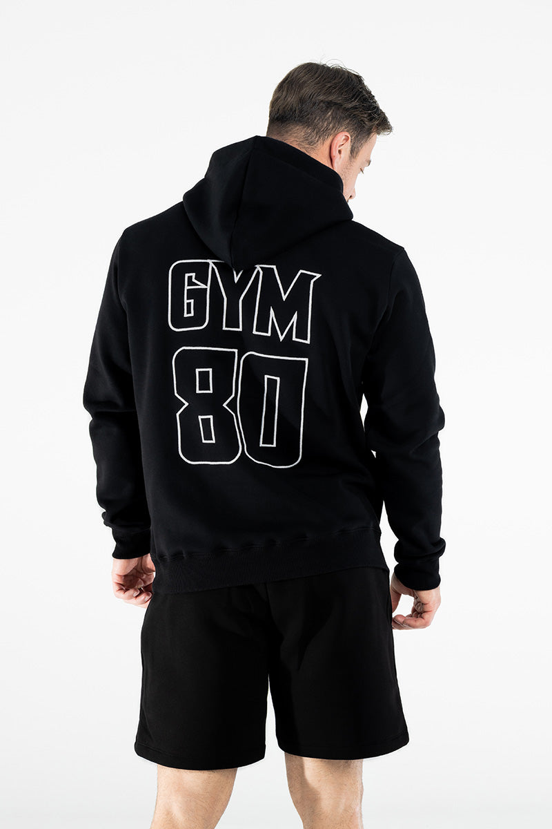 GYM80 CLASSIC HOODIE BLACK