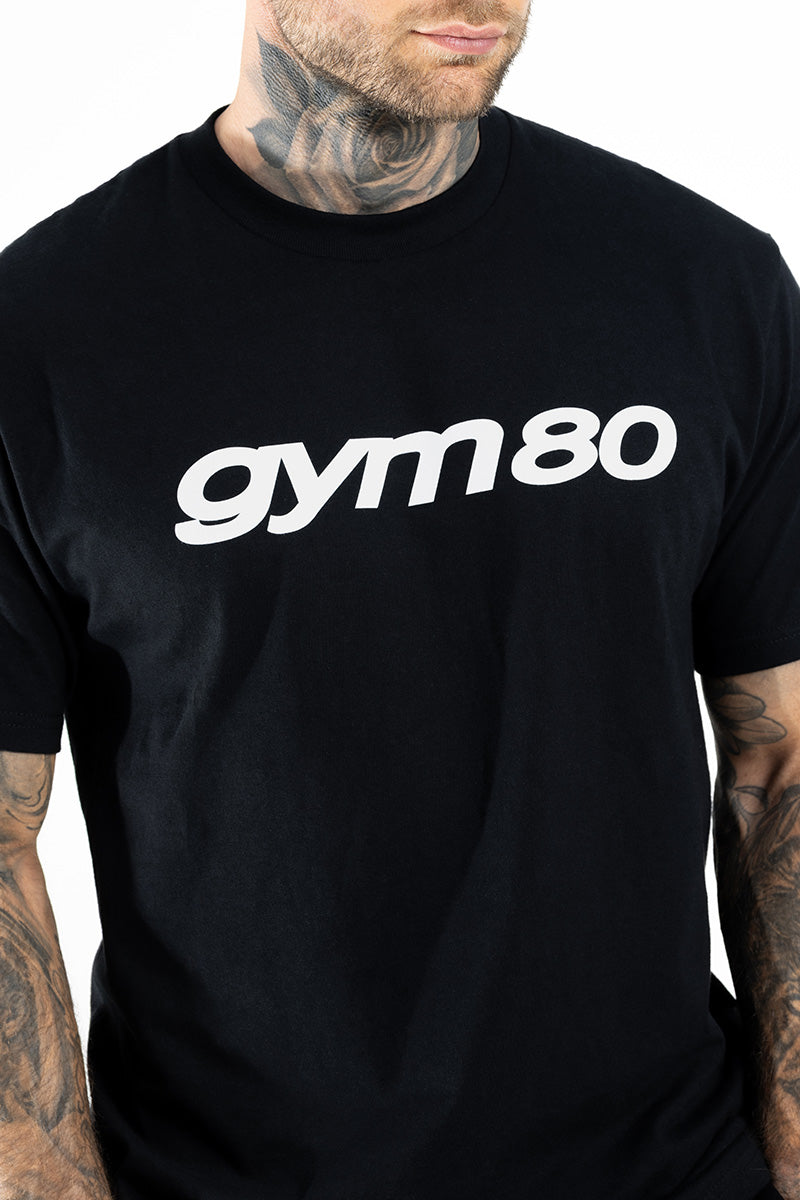 GYM80 ESSENTIAL LOOSE FIT SHIRT BLACK