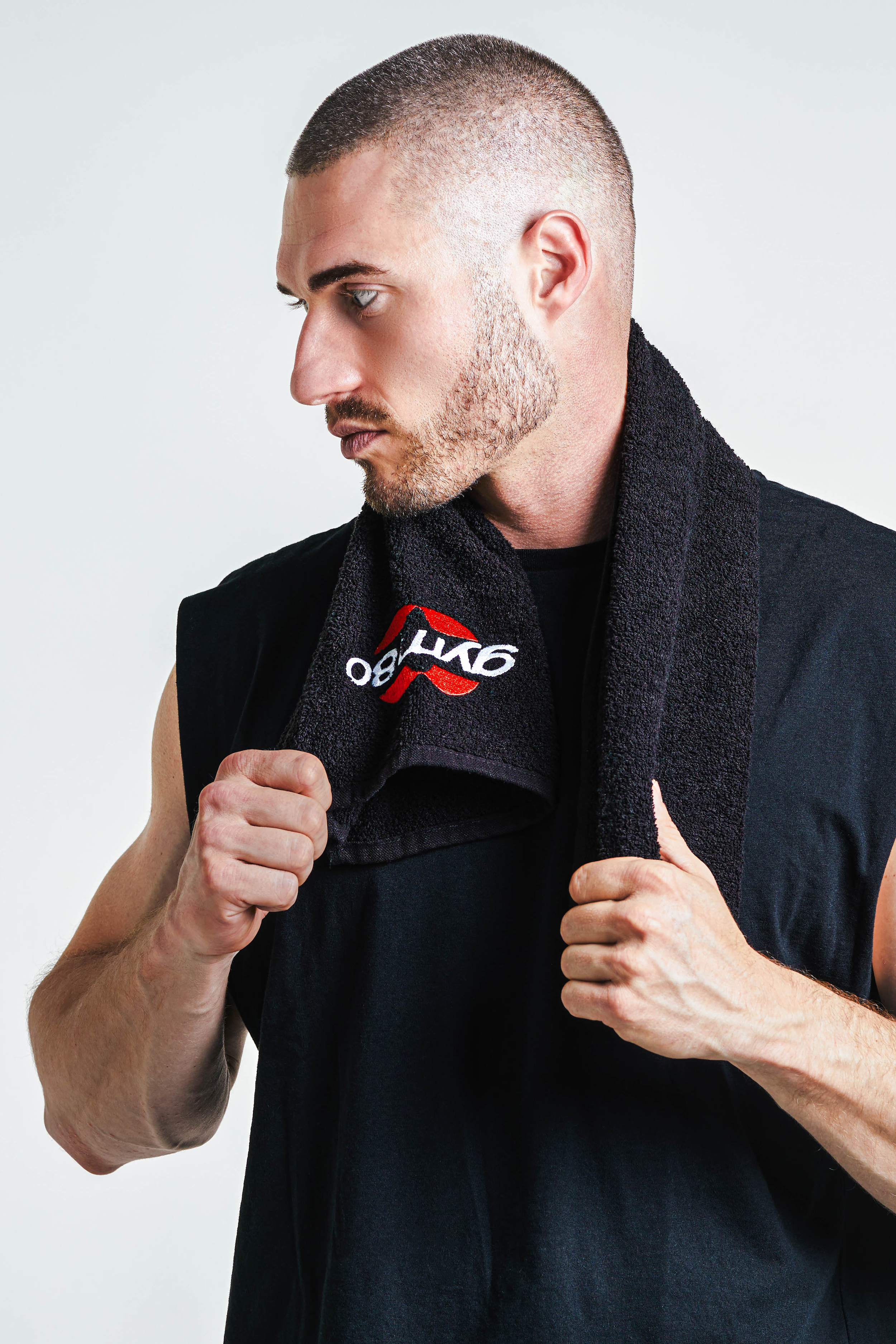 GYM TOWELS „GYM80“ - Black