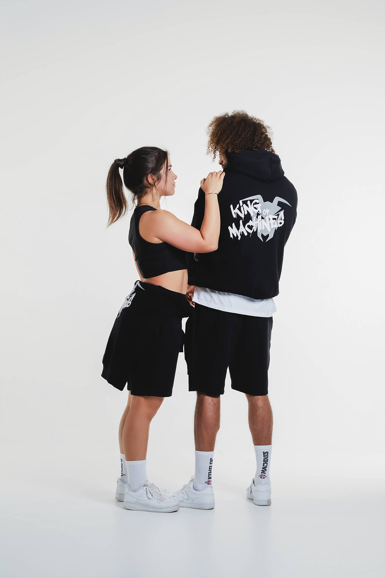 SWEAT PULLOVER „KING OF MACHINES“ - Black