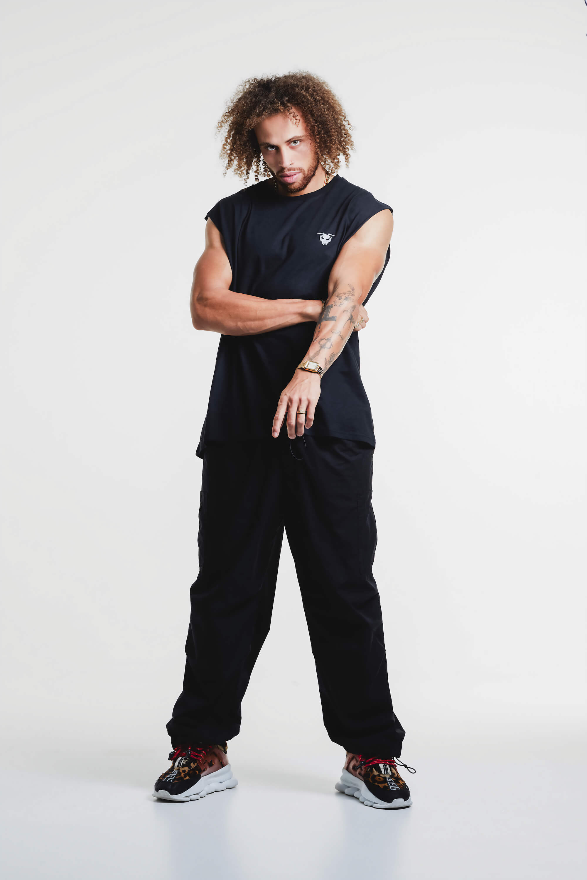MUSCLE SHIRT „KING OF MACHINES“ - Black