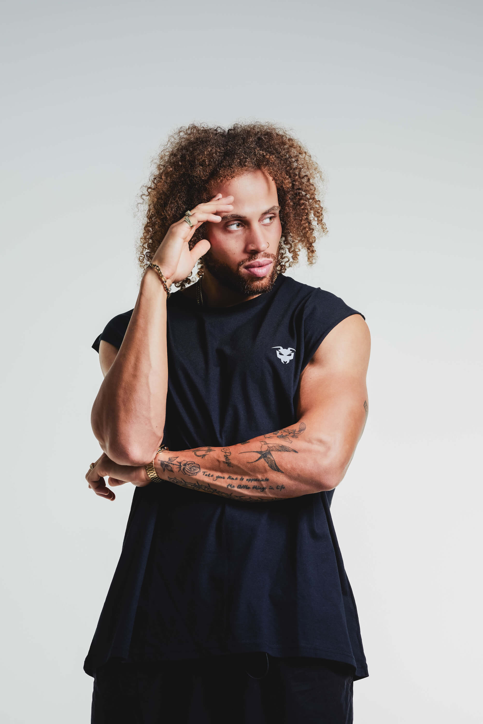 MUSCLE SHIRT „KING OF MACHINES“ - Black
