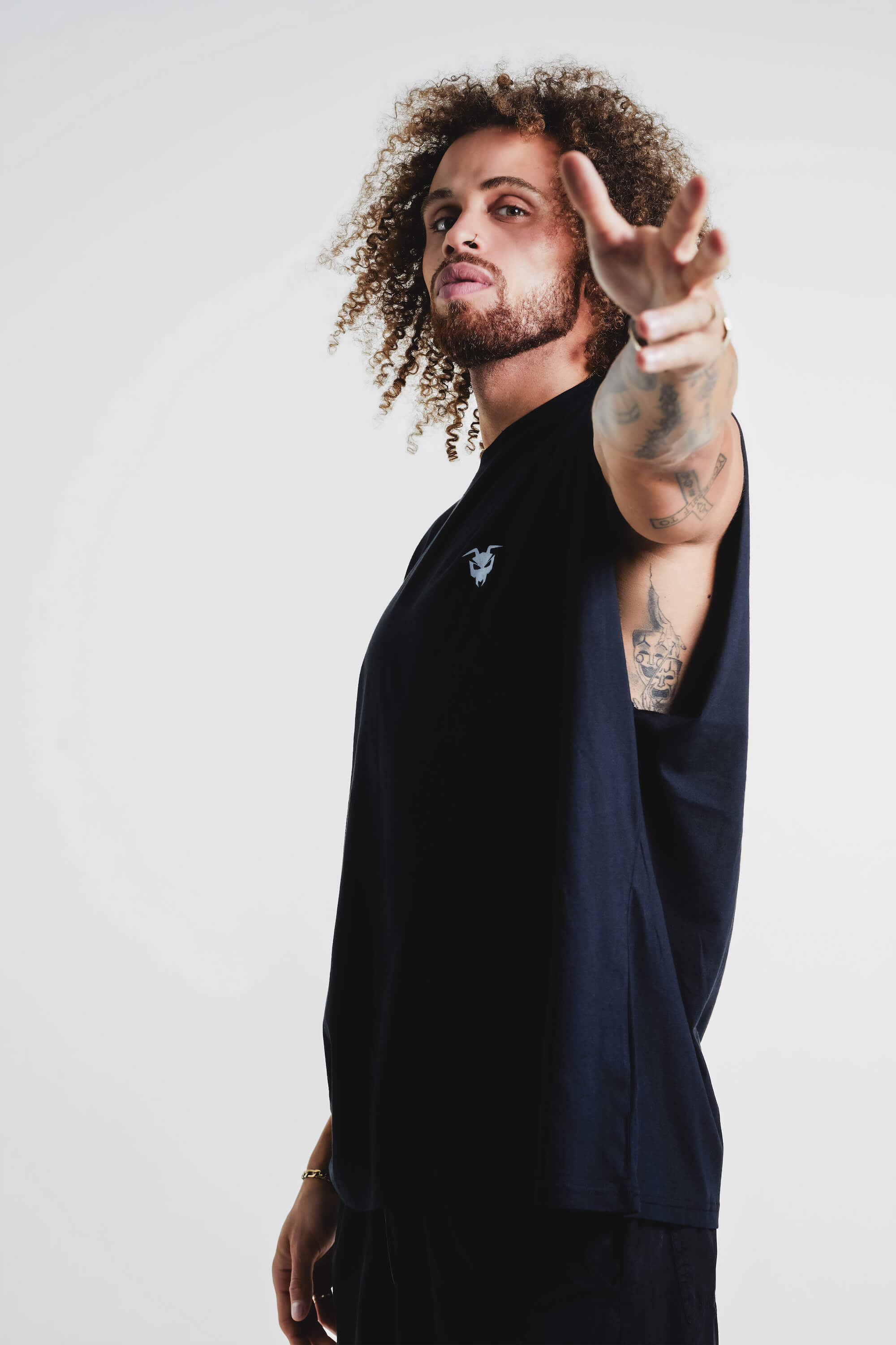 MUSCLE SHIRT „KING OF MACHINES“ - Black