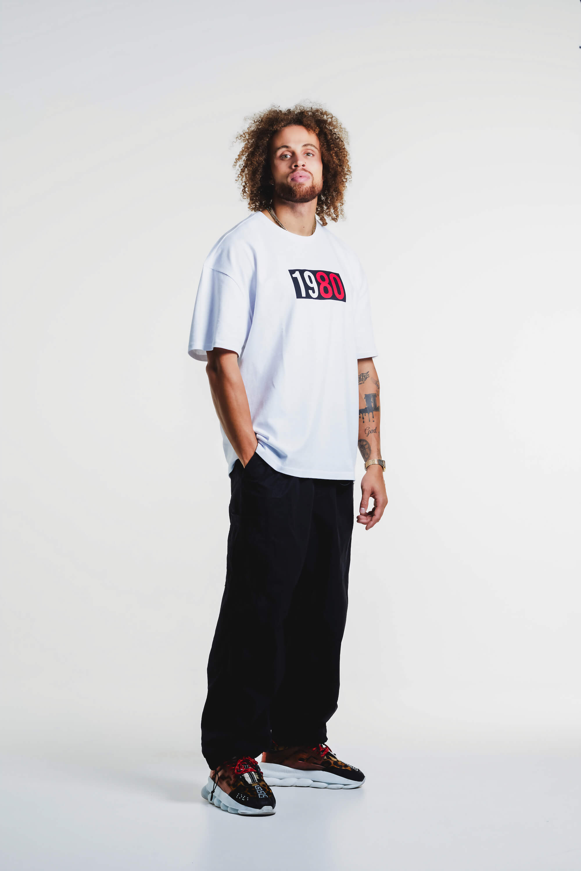 OVERSIZE T-SHIRT „1980“ - White