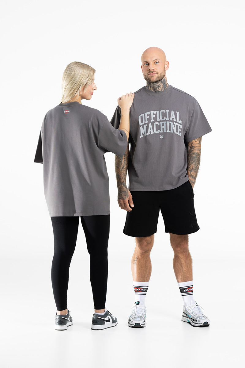 OVERSIZE SHIRT OFFICIAL MACHINE GREY