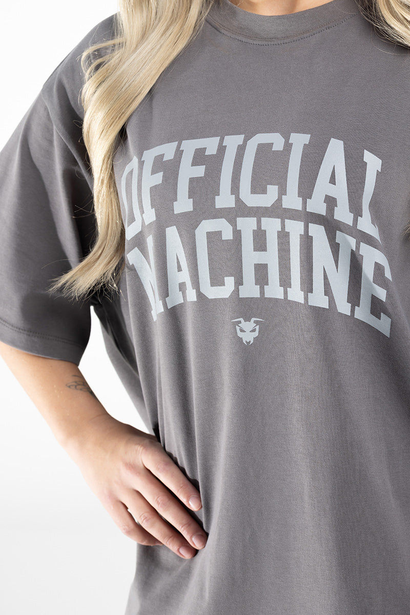 OVERSIZE SHIRT OFFICIAL MACHINE GREY