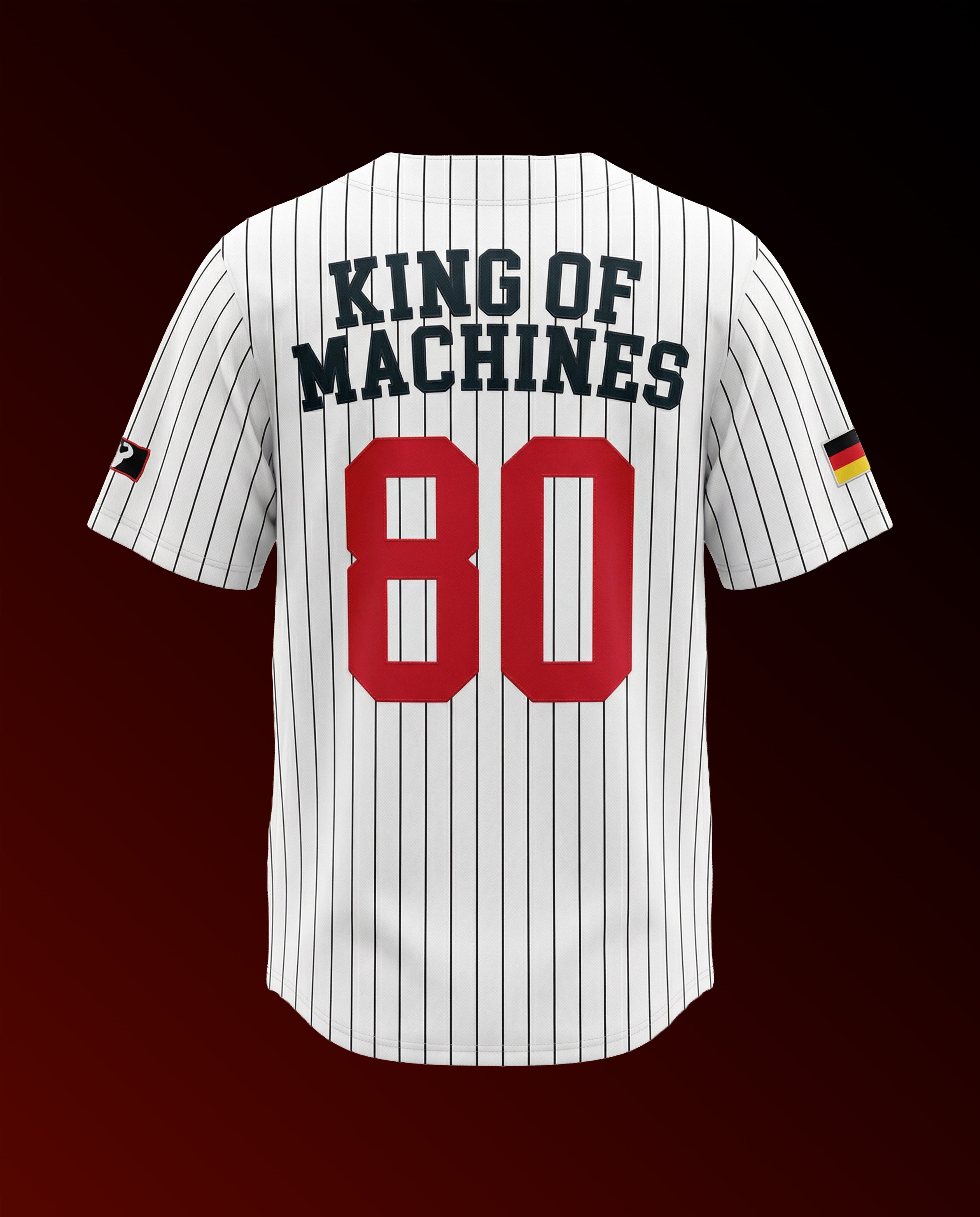 BASEBALL JERSEY PINSTRIPE