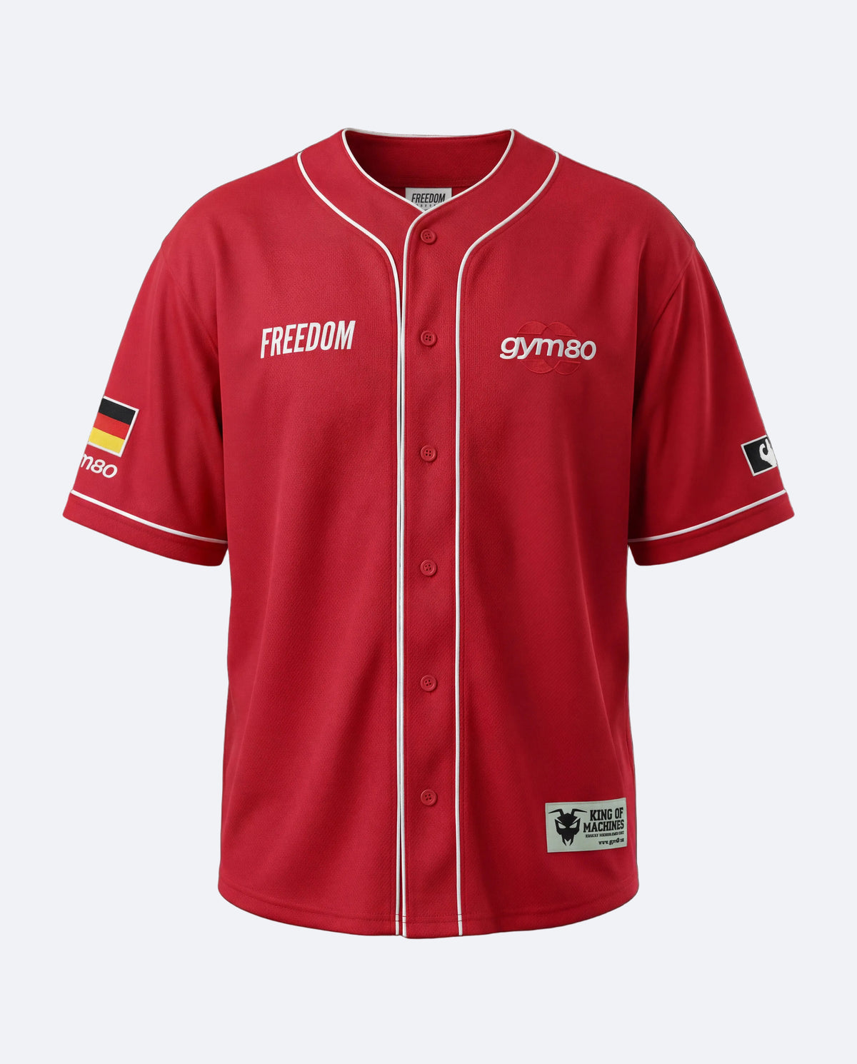 Baseball Jersey Red Zone