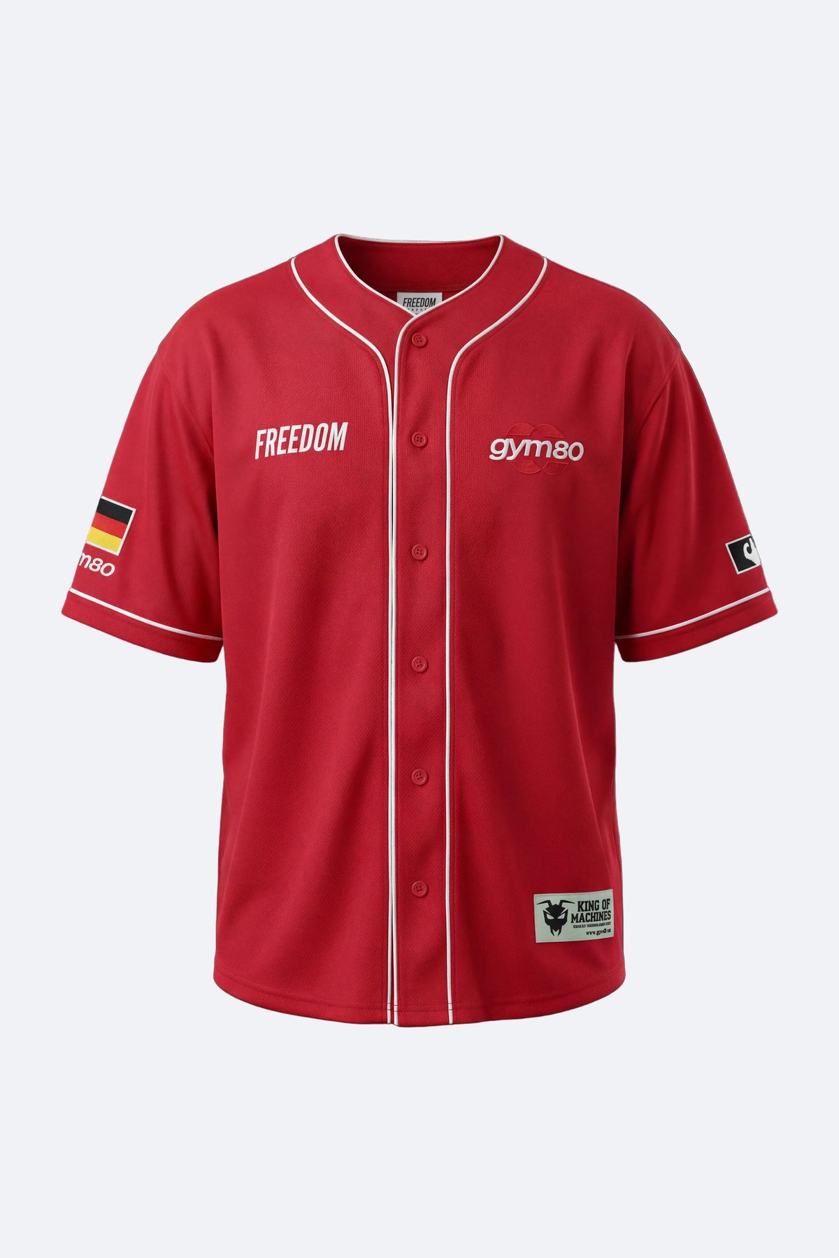 Baseball Jersey Red Zone