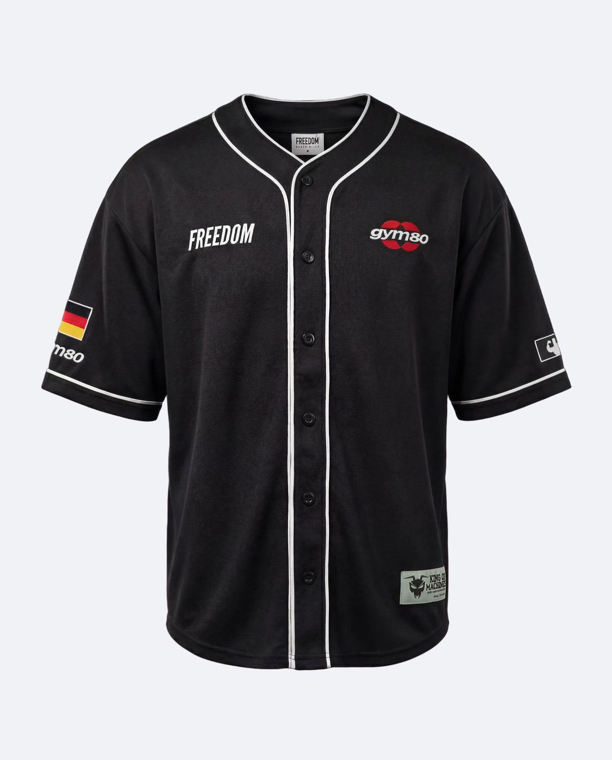 Baseball Jersey Simply Black