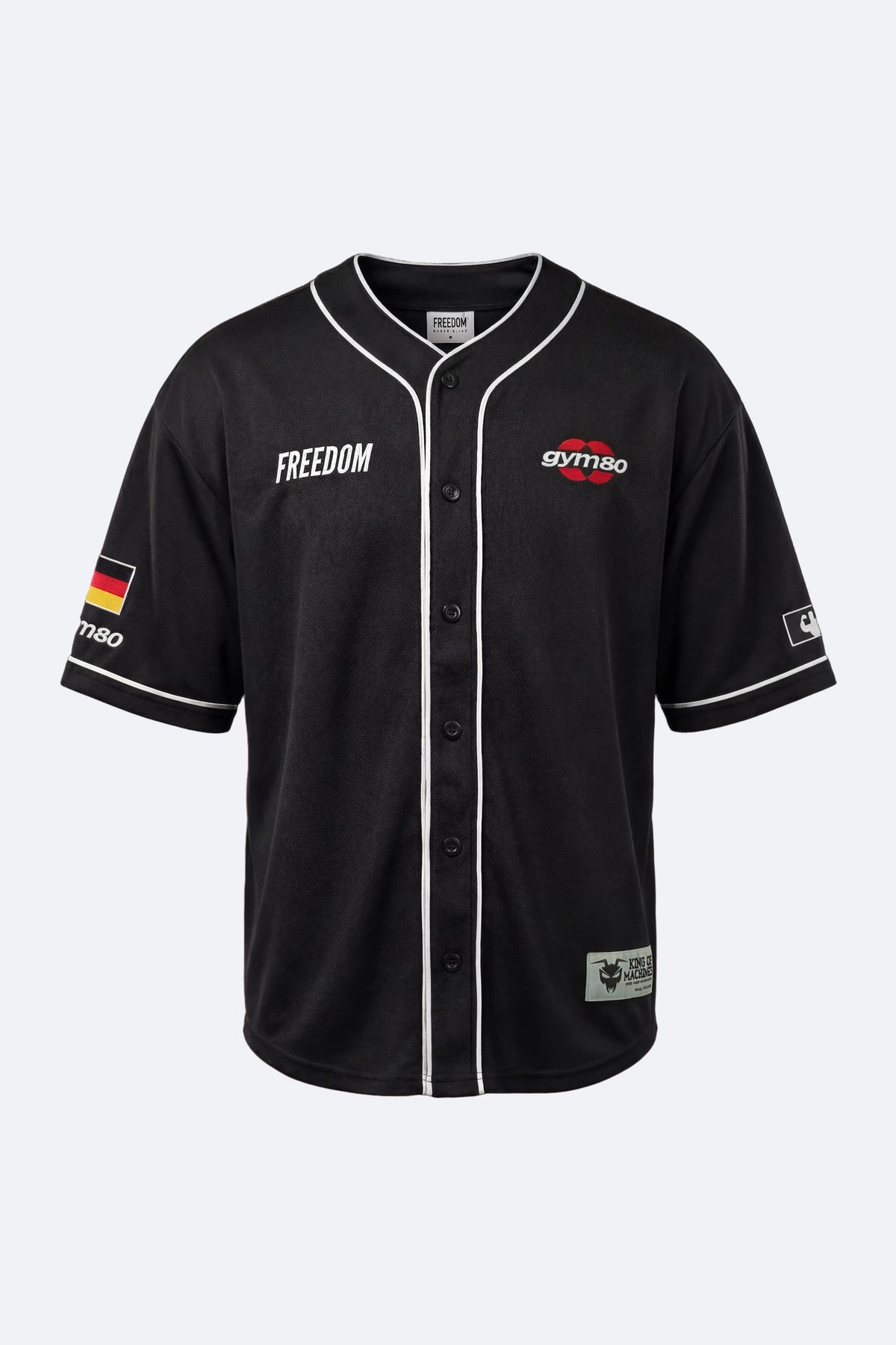Baseball Jersey Simply Black