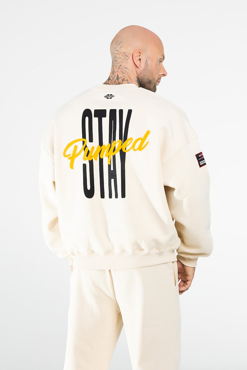 STAY PUMPED SWEATER CREME