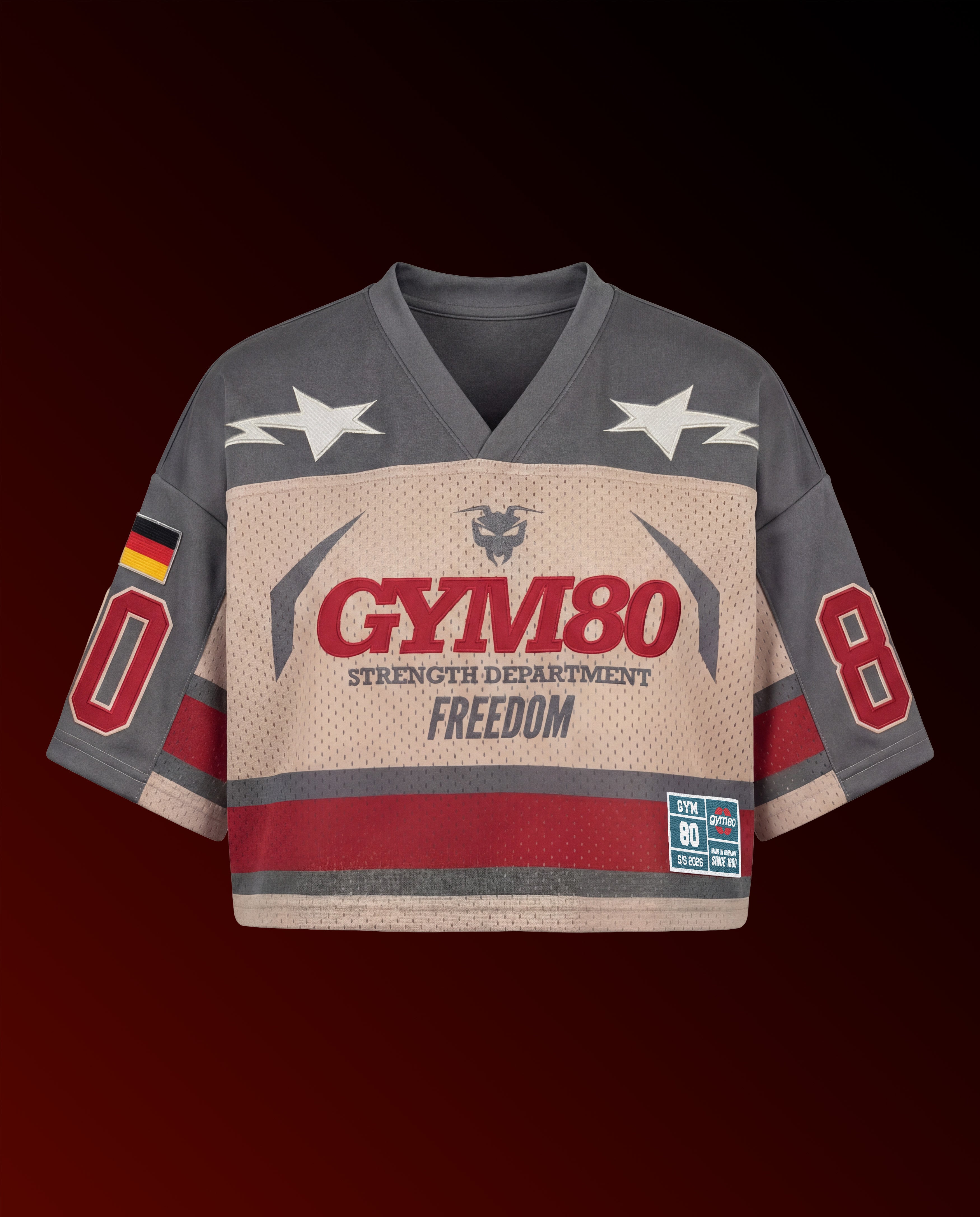 LADIES JERSEY VICTORY CROP