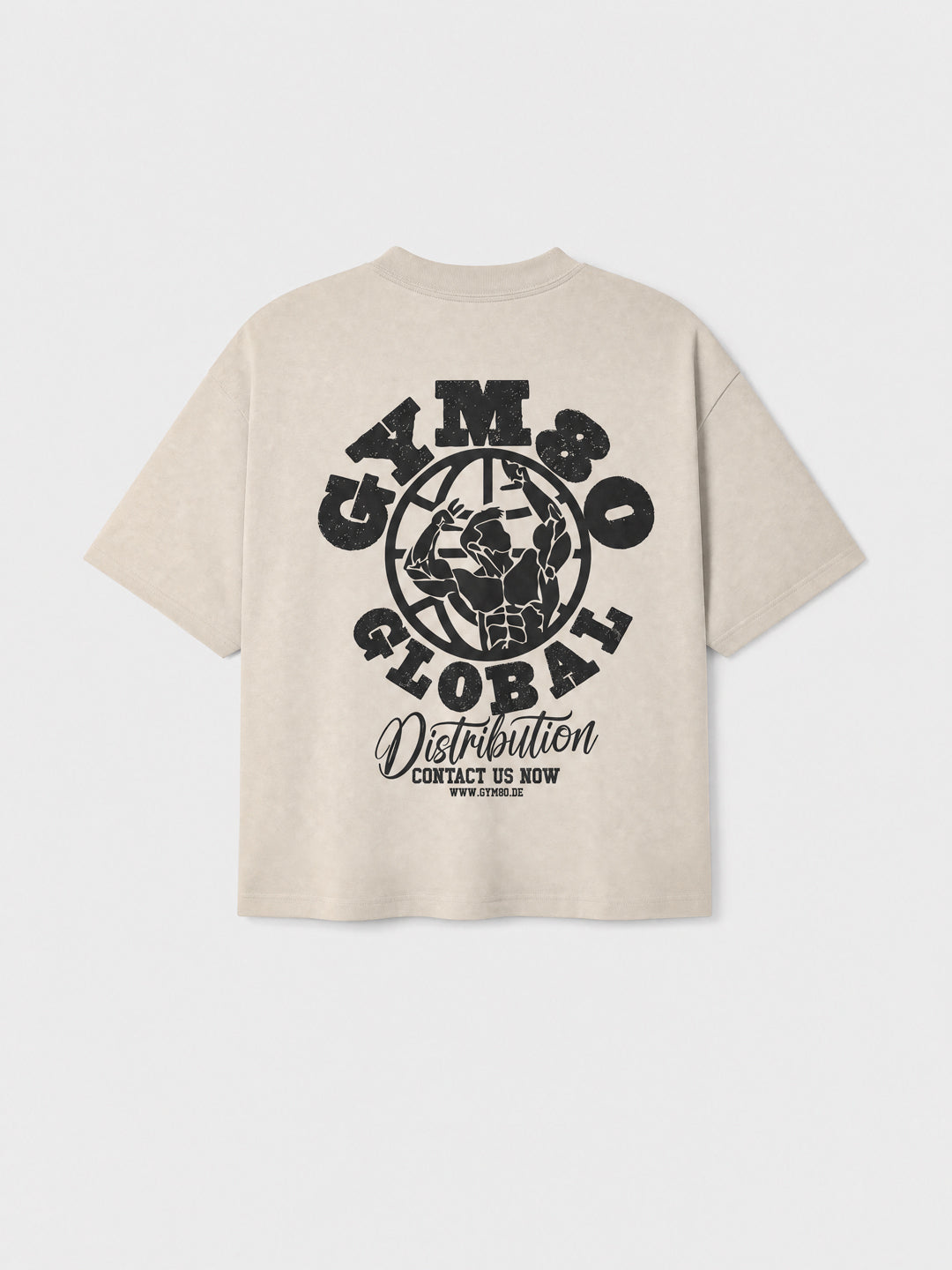 OVERSIZE SHIRT GLOBAL CREME