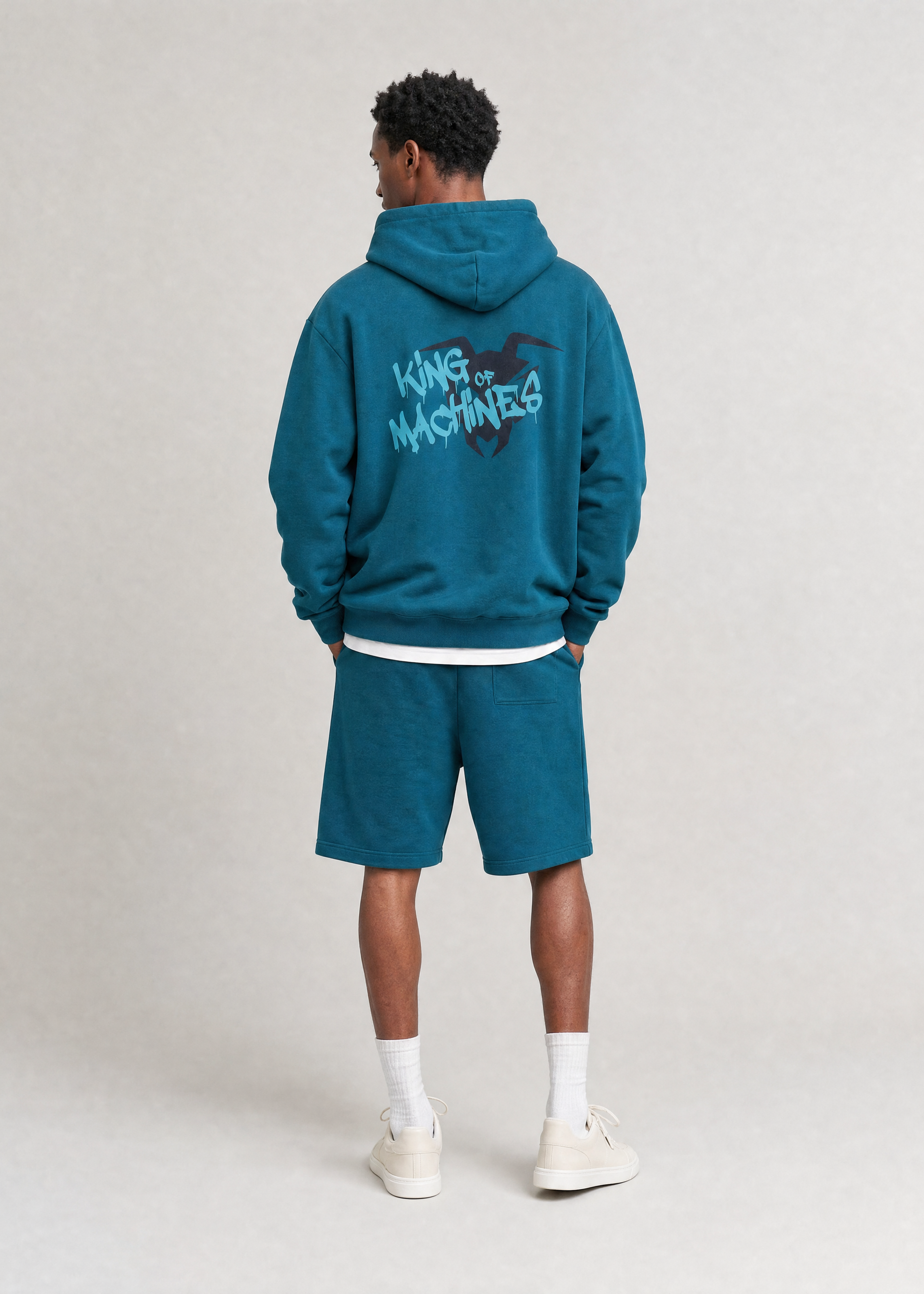 SWEAT PULLOVER “KING OF MACHINES” - Green