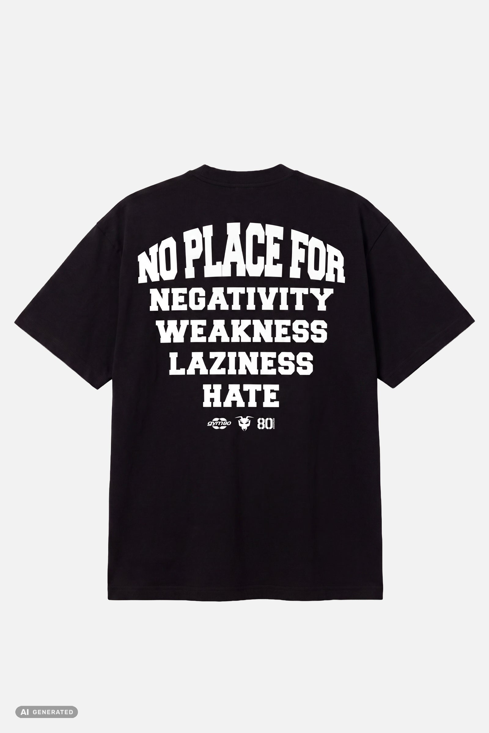 SHIRT LOOSE FIT GYM80 PROPERTY BLACK