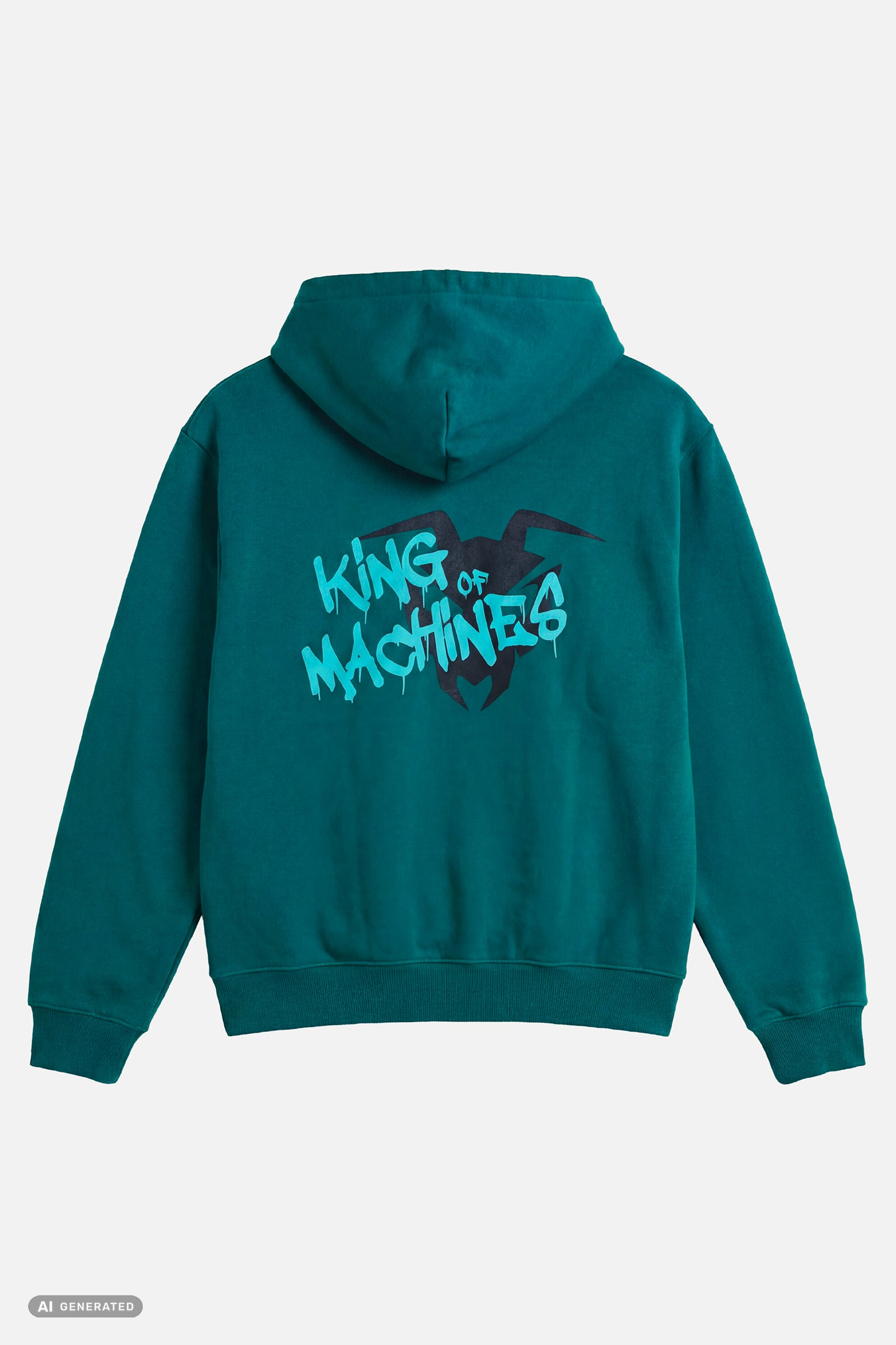 SWEAT PULLOVER  „KING OF MACHINES“ - Green