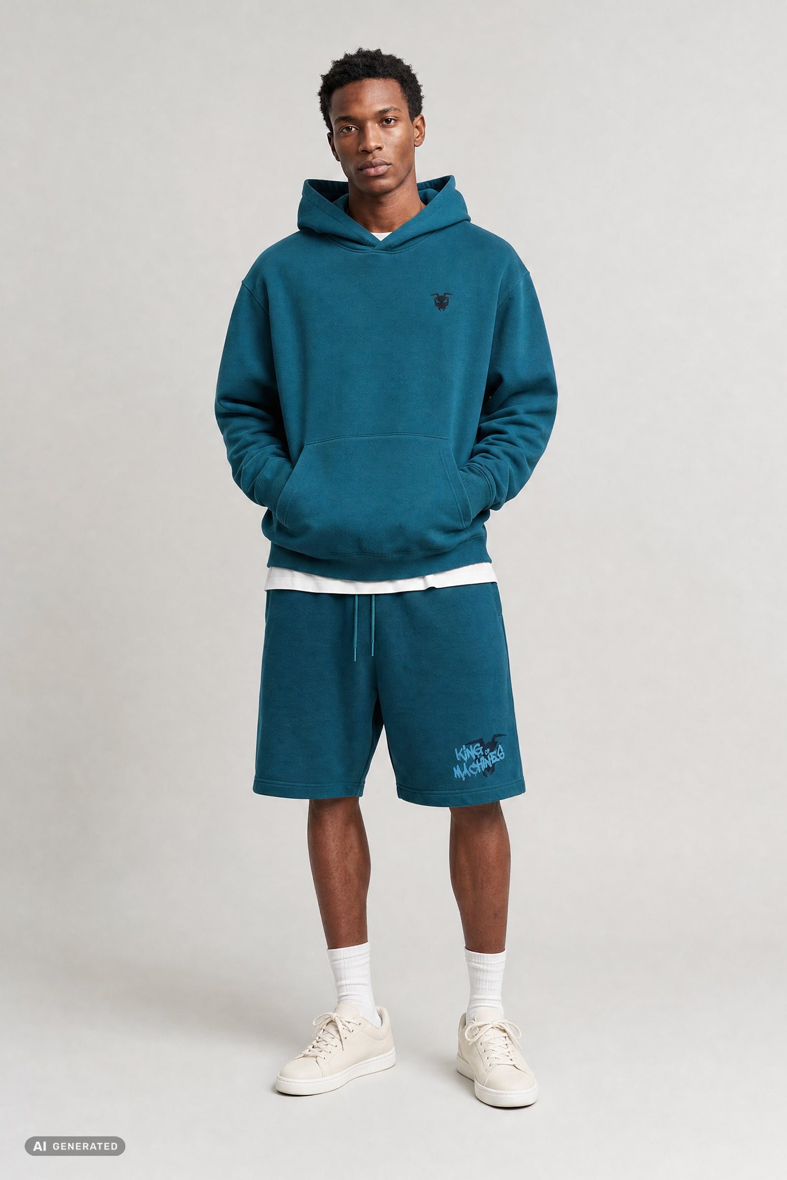 SWEAT PULLOVER “KING OF MACHINES” - Green