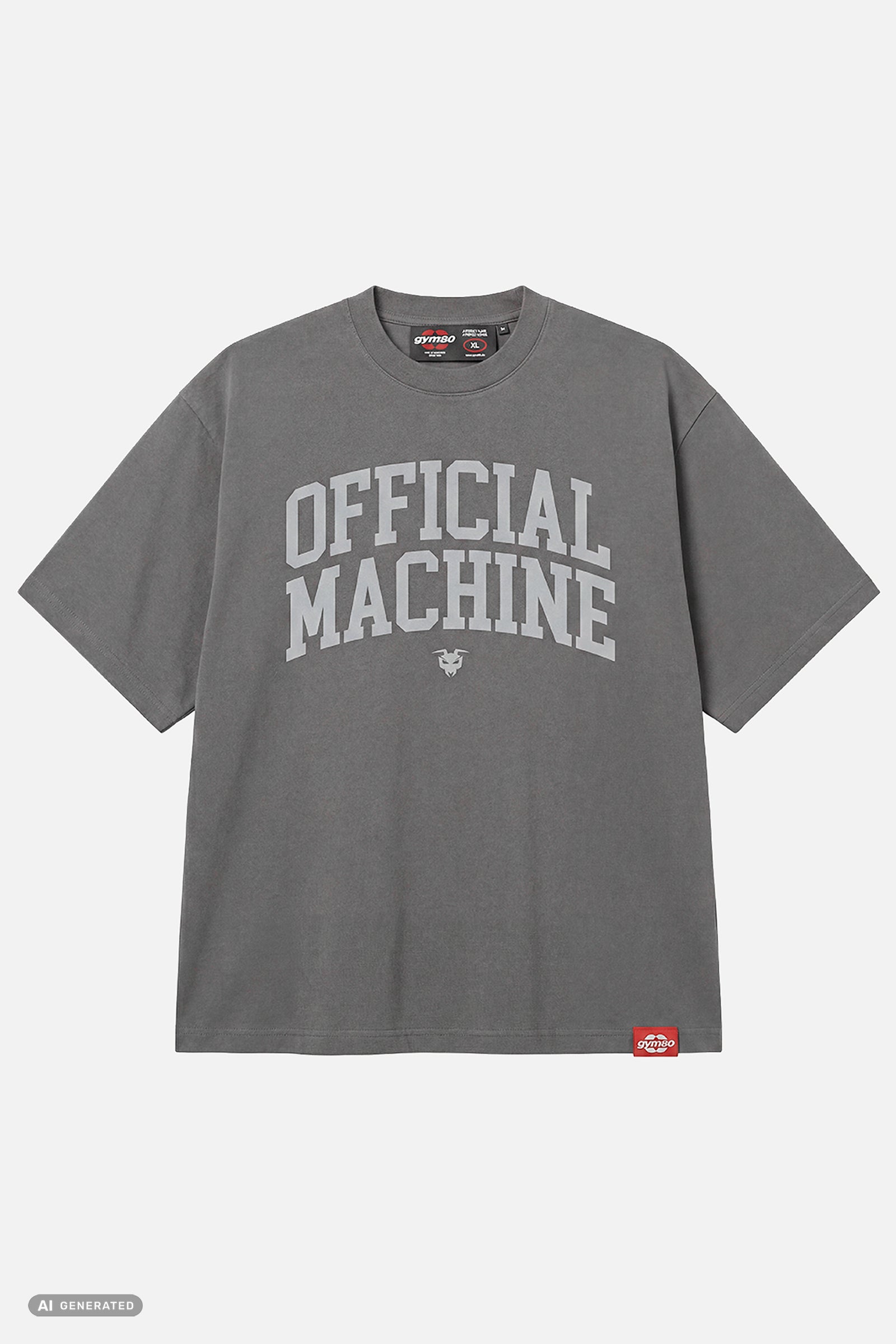 OVERSIZE SHIRT OFFICIAL MACHINE GREY