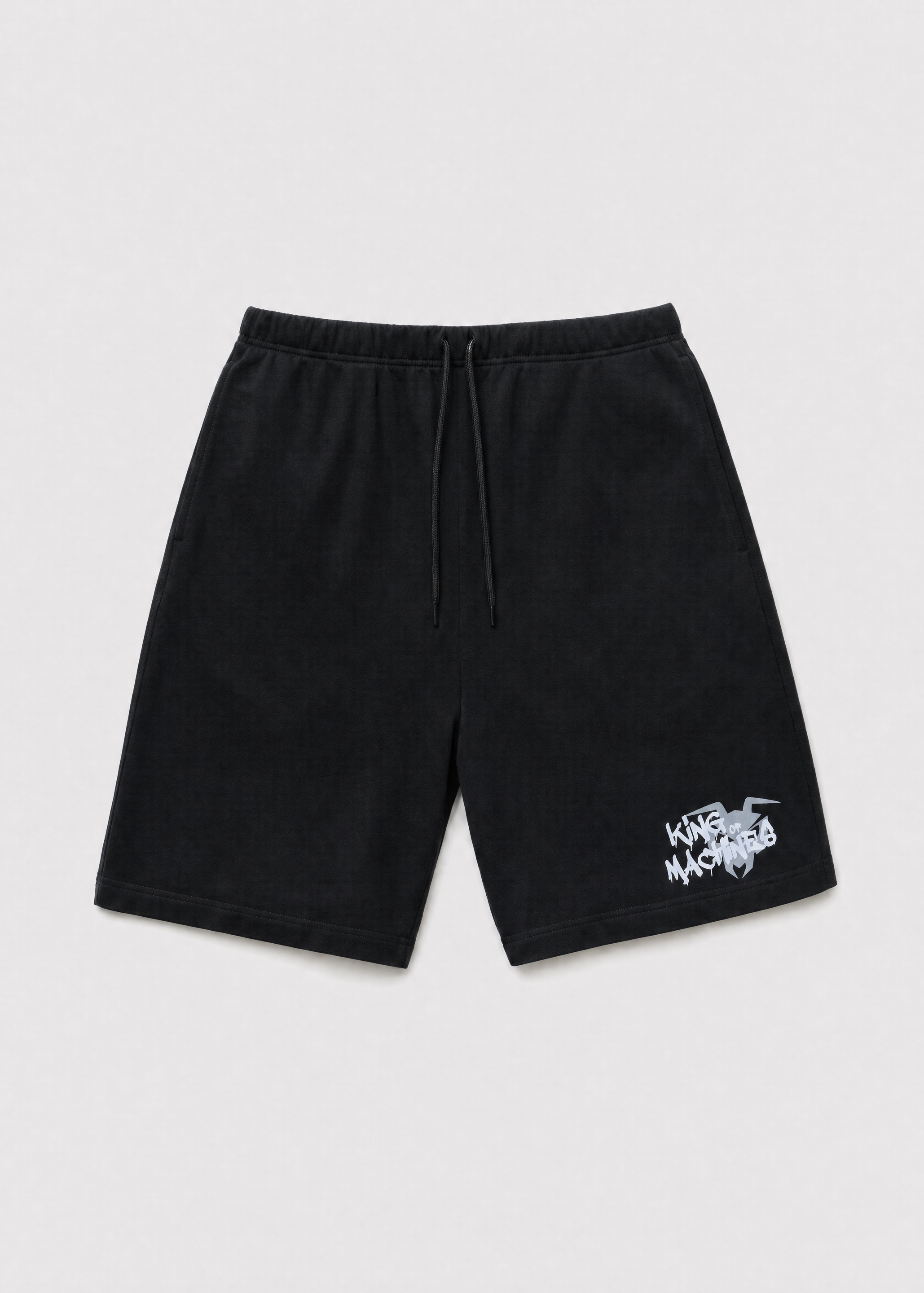 SWEAT BERMUDA  „KING OF MACHINES“ - Black