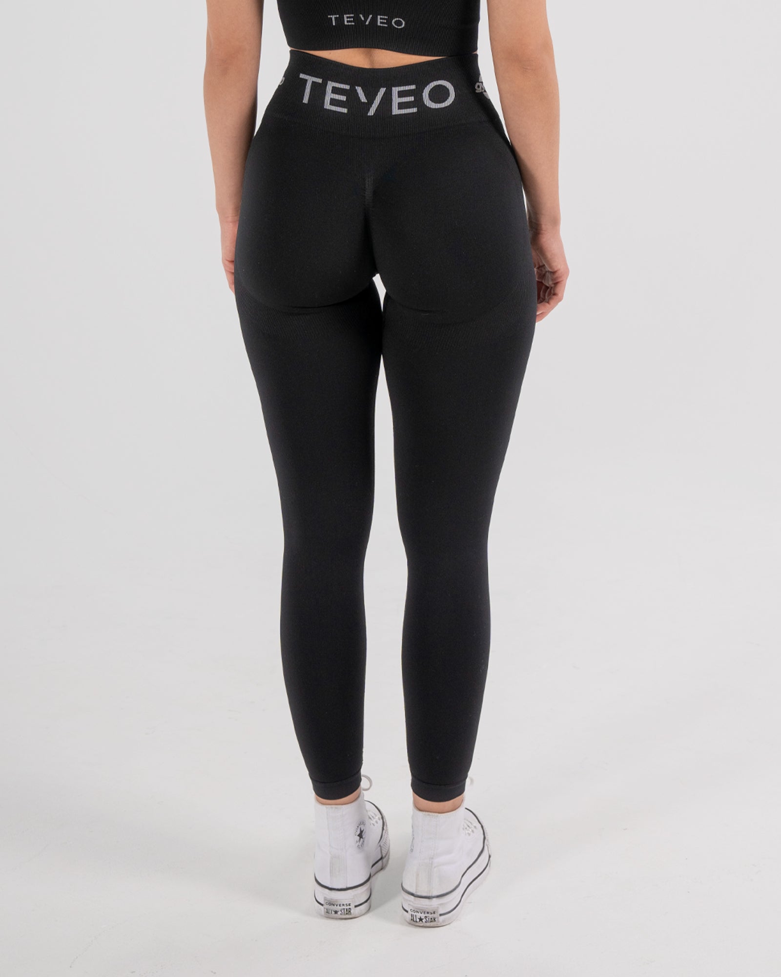 SIGNATURE SCRUNCH LEGGINGS - BLACK