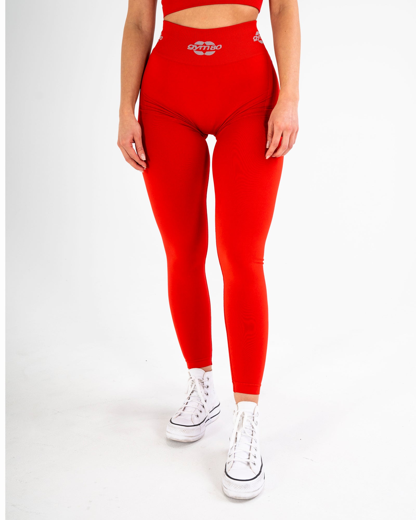 SIGNATURE SCRUNCH LEGGINGS - RED